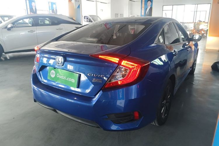 Used Honda Civic 2019 220TURBO CVT Dynamic Edition China VI Rear Right 45 Deg