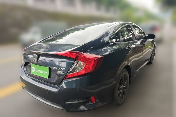 Used Honda Civic 2019 220TURBO CVT Dynamic Edition China VI Rear Right 45 Deg