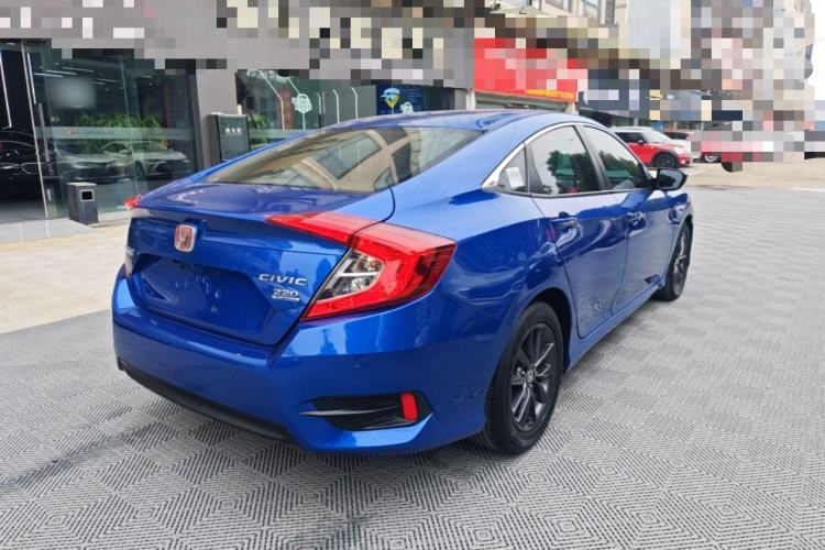 Used Honda Civic 2019 220TURBO CVT Dynamic Edition China V Rear Right 45 Deg