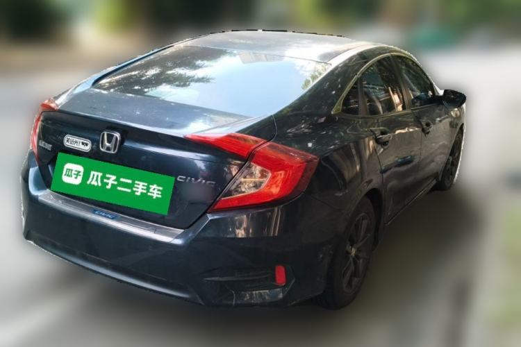 Used Honda Civic 2019 220TURBO CVT Dynamic Edition China VI Rear Right 45 Deg
