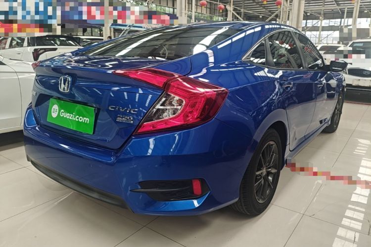 Used Honda Civic 2019 220TURBO CVT Dynamic Edition China VI Rear Right 45 Deg