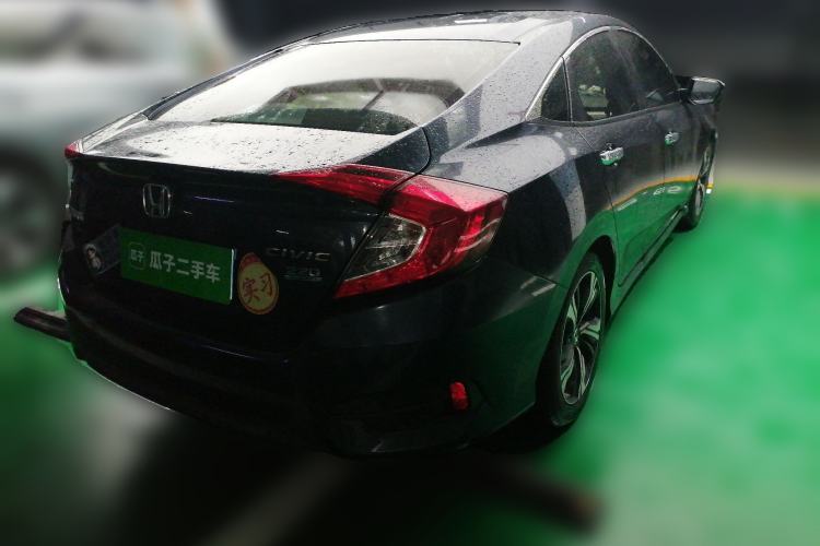 Used Honda Civic 2019 220TURBO CVT Power Edition China VI Emission Standard Rear Right 45 Deg