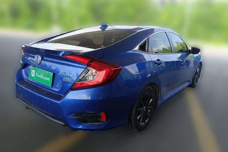 Used Honda Civic 2019 220TURBO CVT Dynamic Edition China VI Rear Right 45 Deg