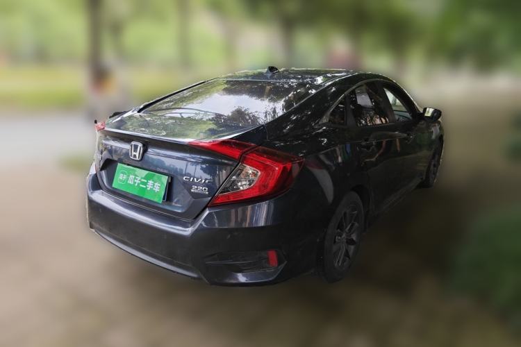 Used Honda Civic 2019 220TURBO CVT Dynamic Edition China V Rear Right 45 Deg