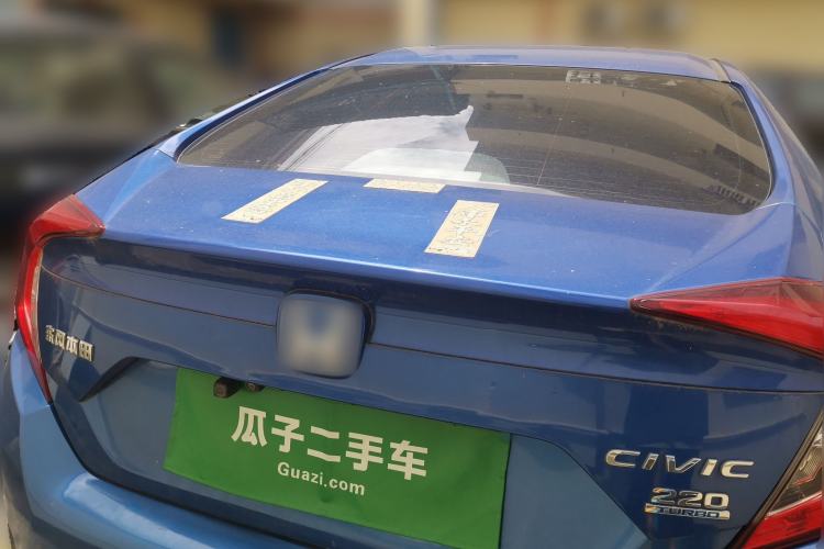 Used Honda Civic 2019 220TURBO CVT Dynamic Edition China VI Rear