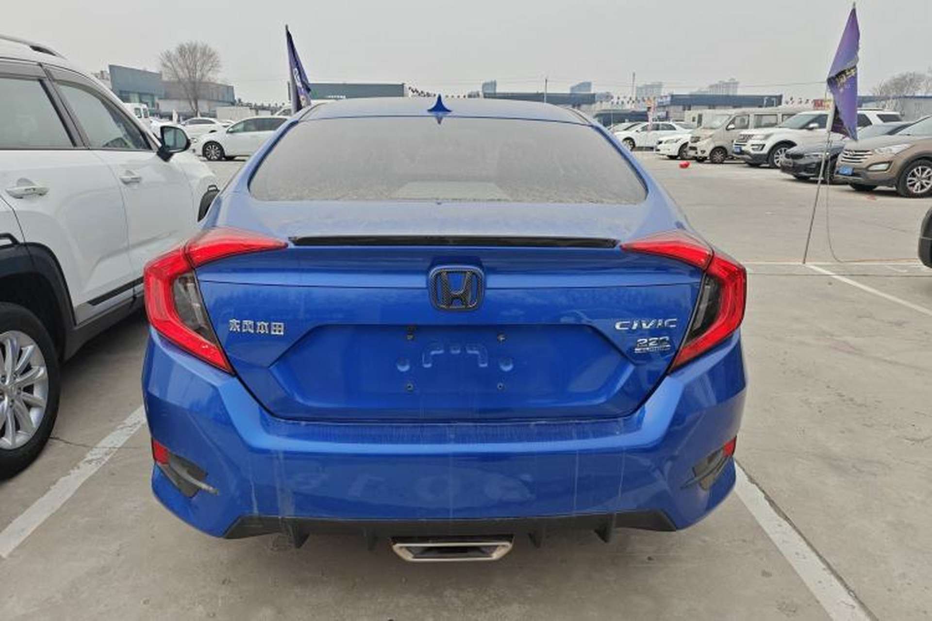 Used Honda Civic 2019 220TURBO CVT Dynamic Edition China VI Emission Standard Rear