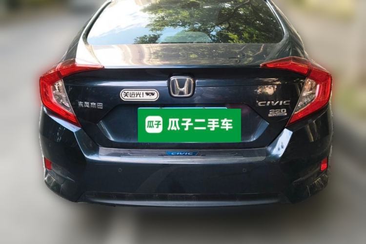 Used Honda Civic 2019 220TURBO CVT Dynamic Edition China VI Rear