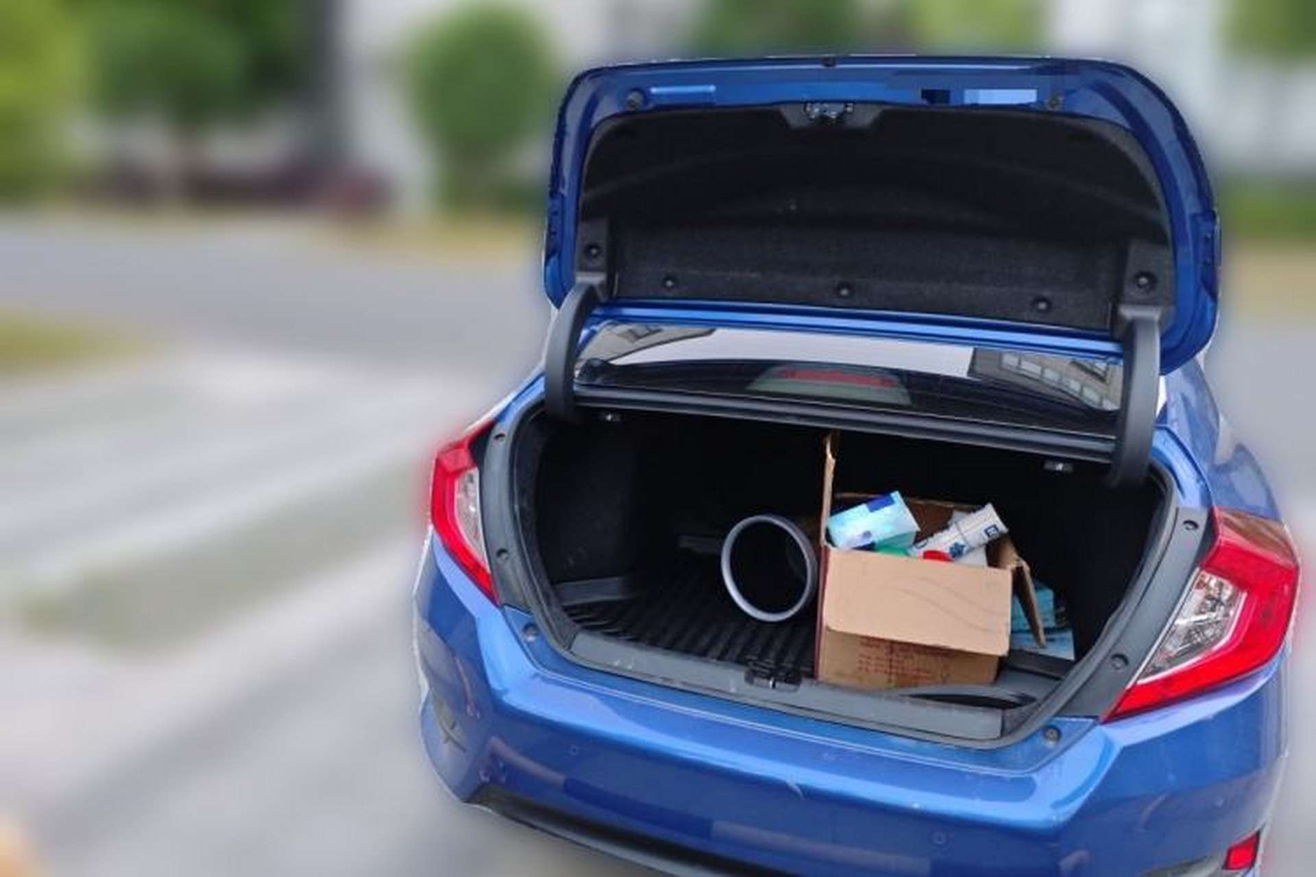 Used Honda Civic 2019 220TURBO CVT Dynamic Edition China VI Trunk