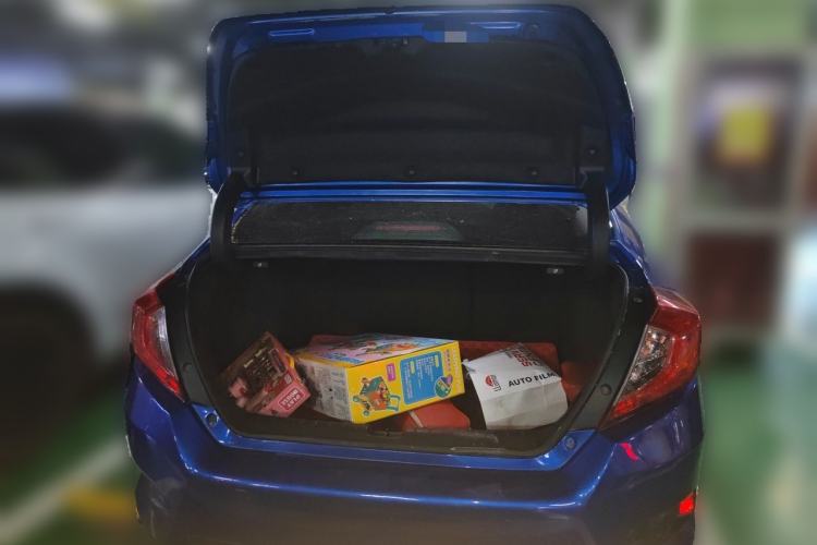 Used Honda Civic 2019 220TURBO CVT Dynamic Edition China VI Trunk