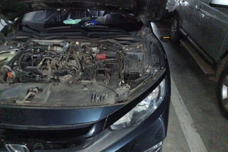 Used Honda Civic 2019 180TURBO CVT Shangdong Edition China VI Engine Bay Left