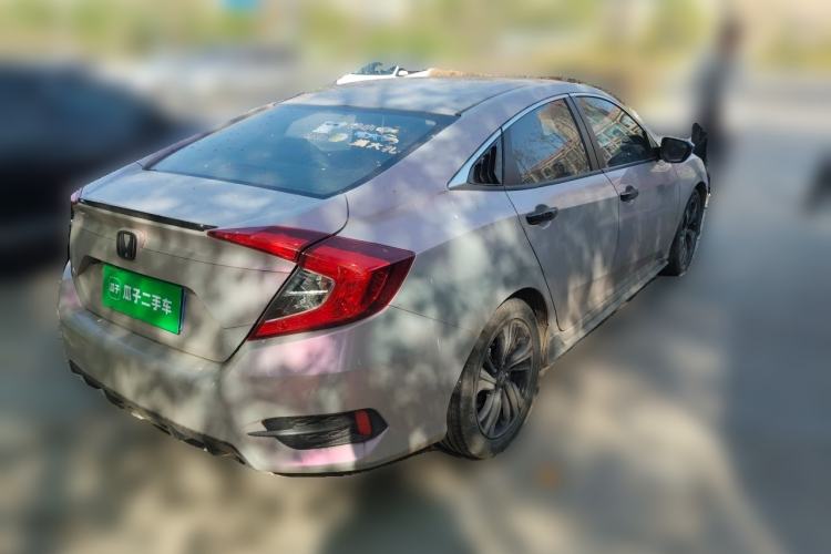 Used Honda Civic 2019 220TURBO CVT Dynamic Edition China VI Emission Standard Rear Right 45 Deg