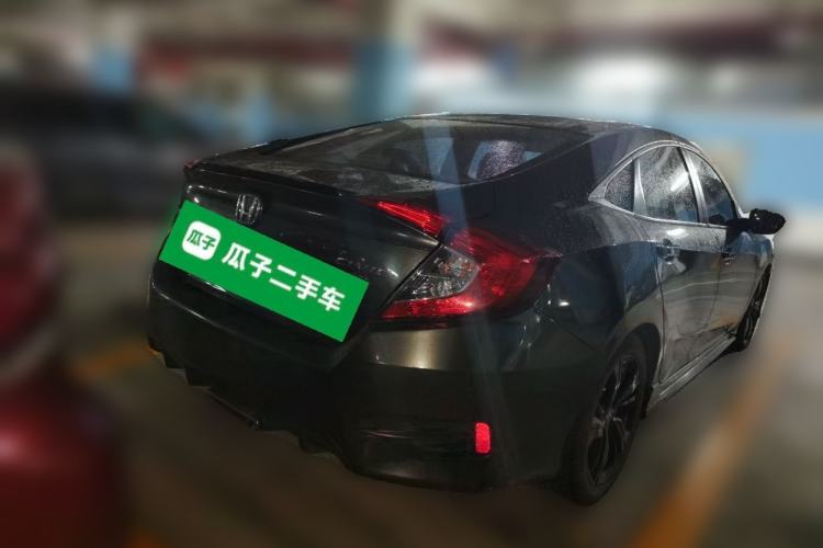 Used Honda Civic 2019 220TURBO CVT Dynamic Edition China VI Emission Standard Rear Right 45 Deg