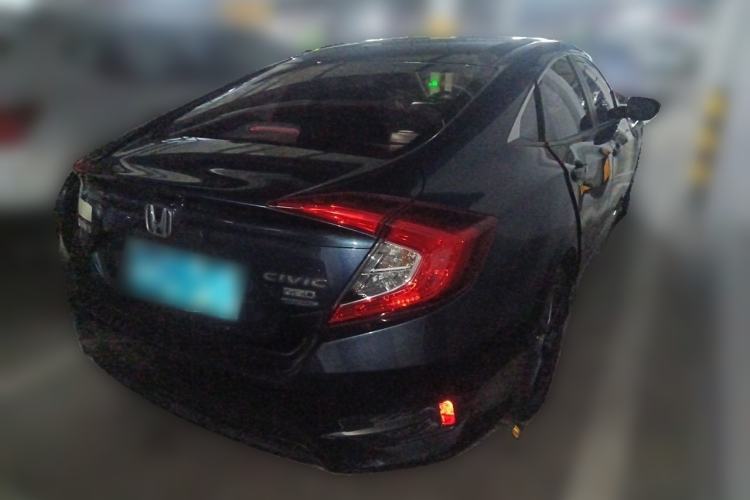 Used Honda Civic 2019 180TURBO CVT Shangdong Edition China VI Rear Right 45 Deg