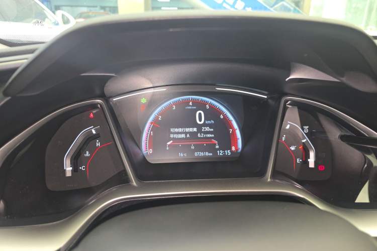 Used Honda Civic 2019 220TURBO CVT Dynamic Edition China VI Emission Standard Instrument Cluster
