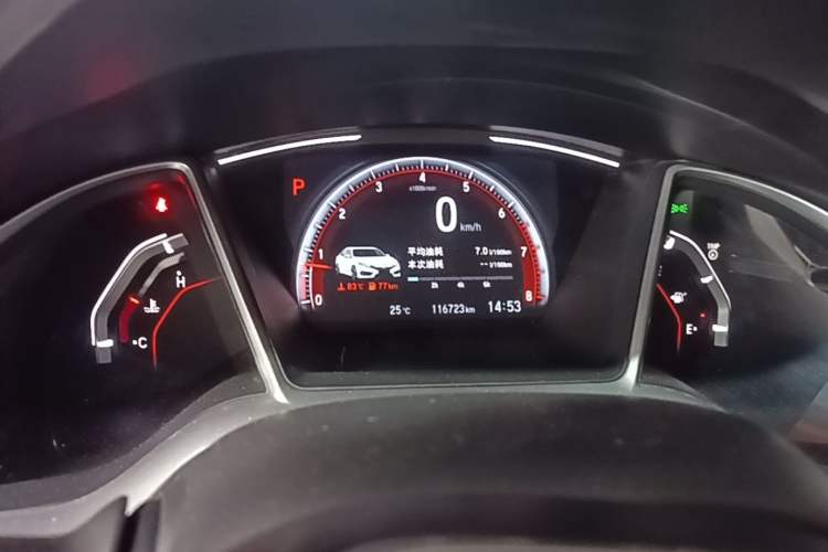 Used Honda Civic 2019 220TURBO CVT Dynamic Edition China VI Emission Standard Instrument Cluster