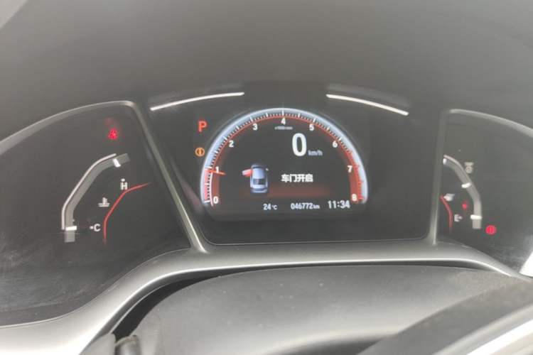 Used Honda Civic 2019 220TURBO CVT Dynamic Edition China VI Emission Standard Instrument Cluster
