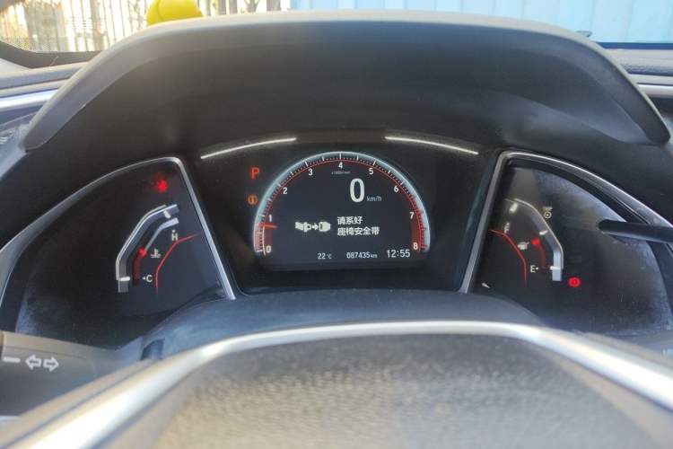 Used Honda Civic 2019 220TURBO CVT Dynamic Edition China V Emission Standard Instrument Cluster