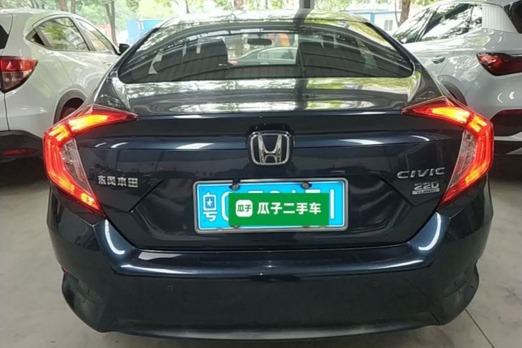 Used Honda Civic 2019 220TURBO CVT Dynamic Edition China VI Rear