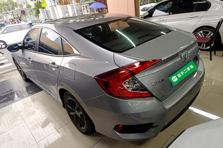 Used Honda Civic 2019 220TURBO CVT Dynamic Edition China VI Rear Left 45 Deg