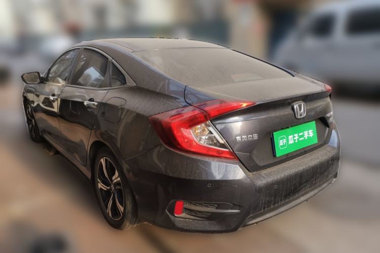 Used Honda Civic 2019 220TURBO CVT Power Edition China VI Emission Standard Rear Left 45 Deg