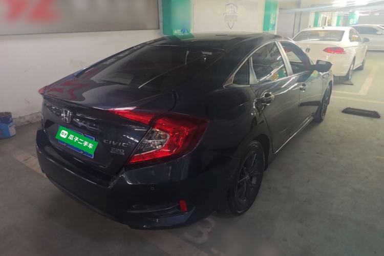 Used Honda Civic 2019 220TURBO CVT Dynamic Edition China V Rear Right 45 Deg