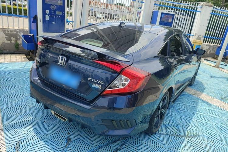 Used Honda Civic 2019 220TURBO CVT Dynamic Edition China VI Emission Standard Rear Right 45 Deg