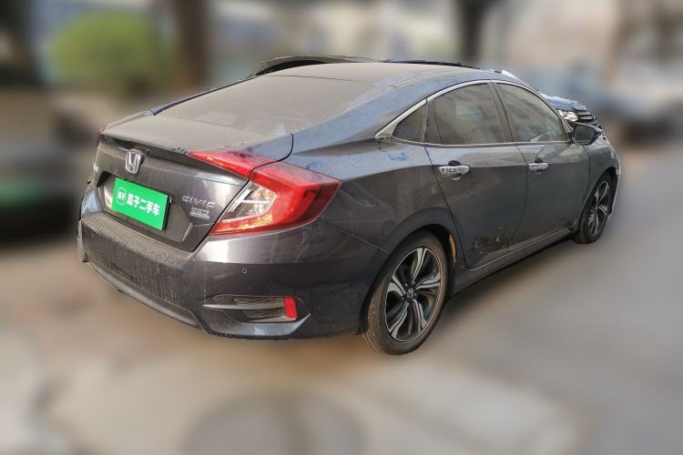Used Honda Civic 2019 220TURBO CVT Power Edition China VI Emission Standard Rear Right 45 Deg