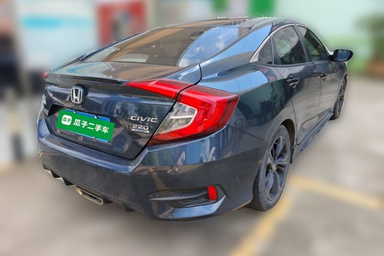 Used Honda Civic 2019 220TURBO CVT Dynamic Edition China VI Emission Standard Rear Right 45 Deg