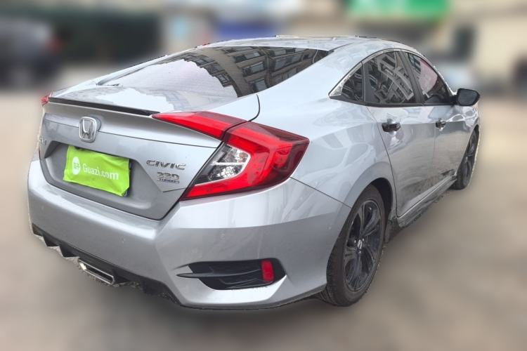 Used Honda Civic 2019 220TURBO CVT Dynamic Edition China V Emission Standard Rear Right 45 Deg