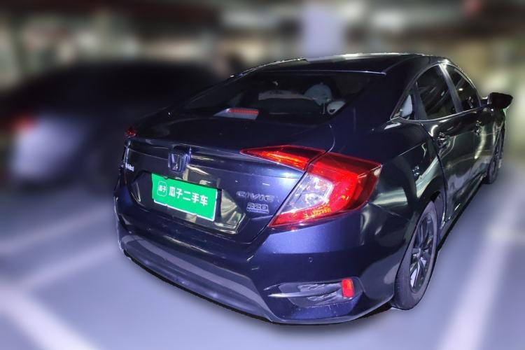 Used Honda Civic 2019 220TURBO CVT Dynamic Edition China VI Rear Right 45 Deg