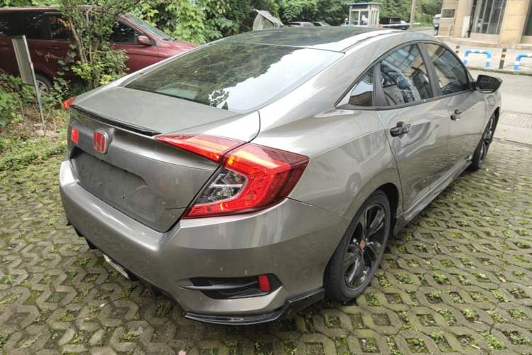 Used Honda Civic 2019 220TURBO CVT Dynamic Edition China VI Emission Standard Rear Right 45 Deg