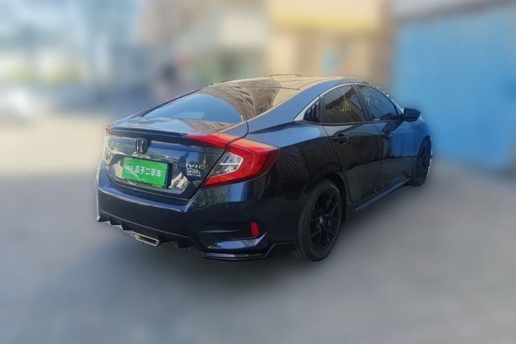 Used Honda Civic 2019 220TURBO CVT Dynamic Edition China V Emission Standard Rear Right 45 Deg