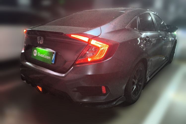 Used Honda Civic 2019 220TURBO CVT Dynamic Edition China VI Rear Right 45 Deg
