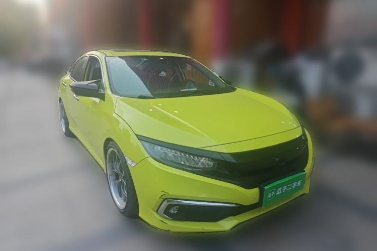 Used Honda Civic 2019 220TURBO CVT Power Edition China VI Emission Standard Front Right 45 Deg