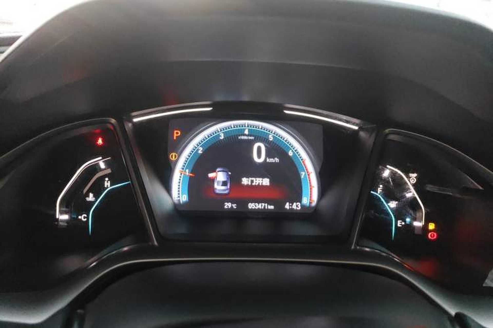 Used Honda Civic 2019 220TURBO CVT Dynamic Edition China VI Instrument Cluster