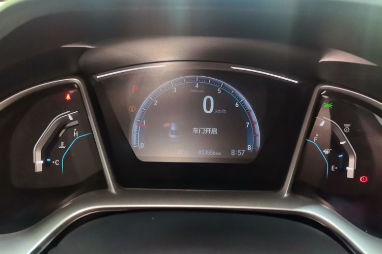 Used Honda Civic 2019 220TURBO CVT Dynamic Edition China VI Odometer Close Up