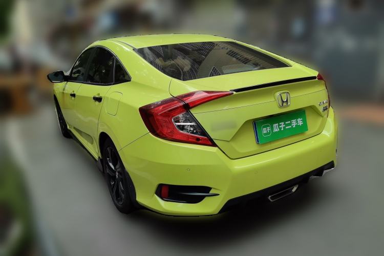 Used Honda Civic 2019 220TURBO CVT Dynamic Edition China V Emission Standard Rear Left 45 Deg