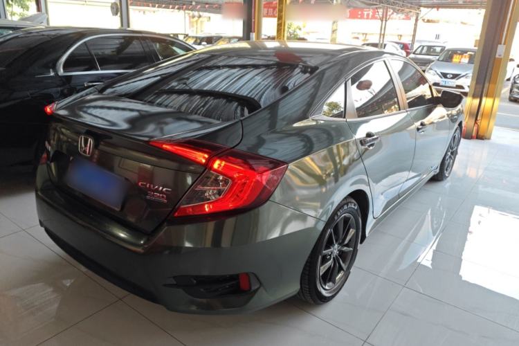 Used Honda Civic 2019 220TURBO CVT Dynamic Edition China VI Rear Right 45 Deg