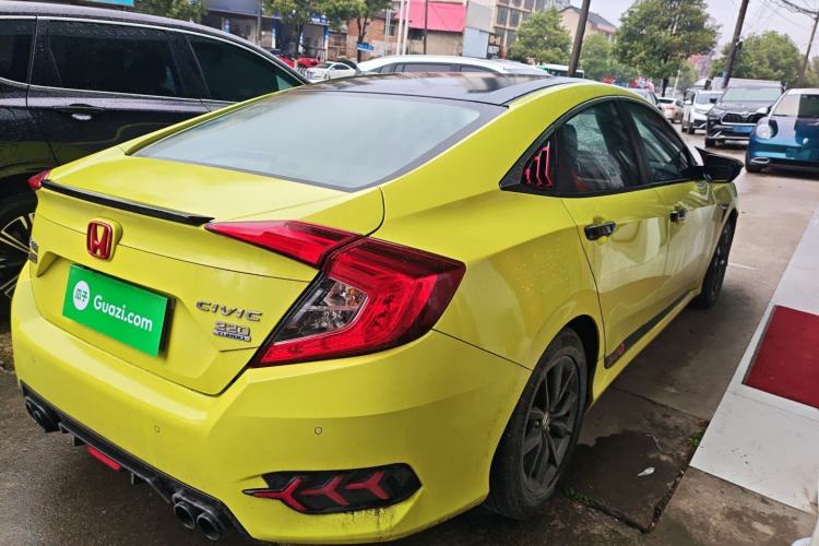 Used Honda Civic 2019 220TURBO CVT Dynamic Edition China V Rear Right 45 Deg