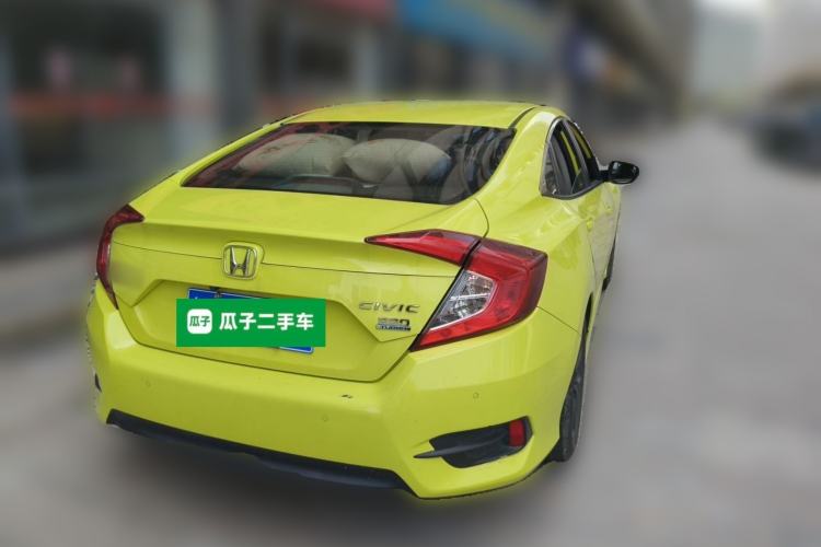 Used Honda Civic 2019 220TURBO CVT Dynamic Edition China VI Rear Right 45 Deg