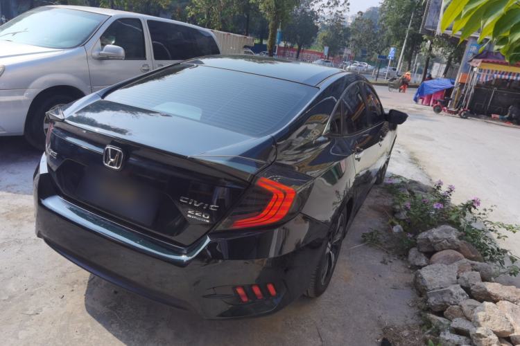 Used Honda Civic 2019 220TURBO CVT Power Edition China VI Emission Standard Rear Right 45 Deg