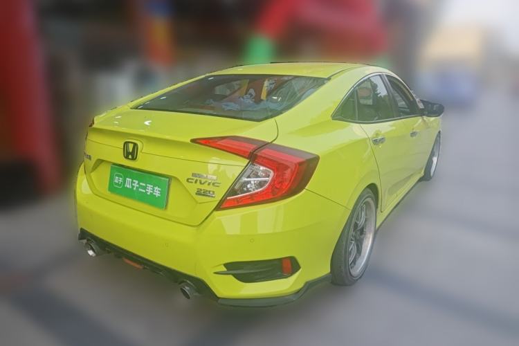Used Honda Civic 2019 220TURBO CVT Power Edition China VI Emission Standard Rear Right 45 Deg