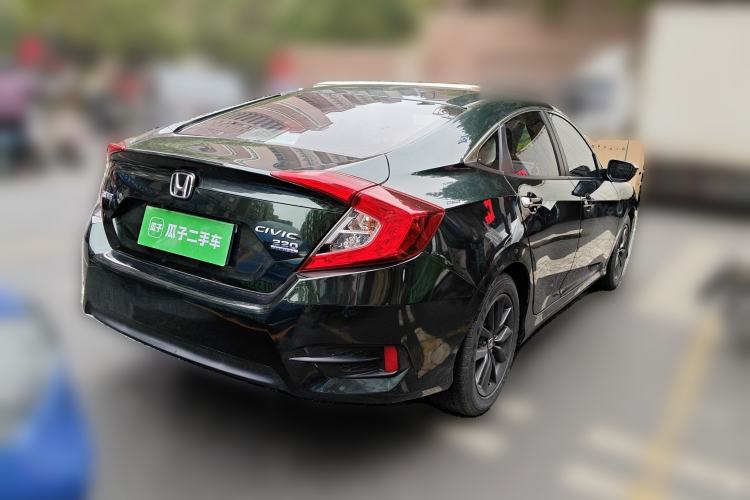Used Honda Civic 2019 220TURBO CVT Dynamic Edition China VI Rear Right 45 Deg
