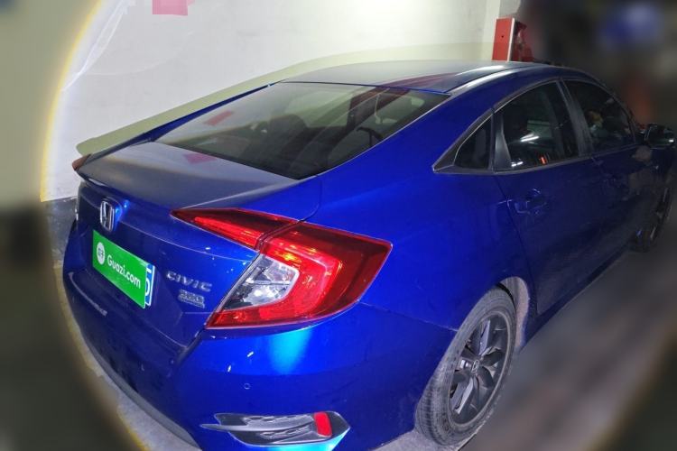 Used Honda Civic 2019 220TURBO CVT Dynamic Edition China VI Rear Right 45 Deg