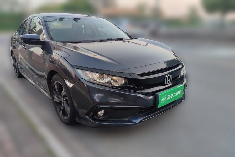 Used Honda Civic 2019 220TURBO CVT Dynamic Edition China V Emission Standard Front Right 45 Deg