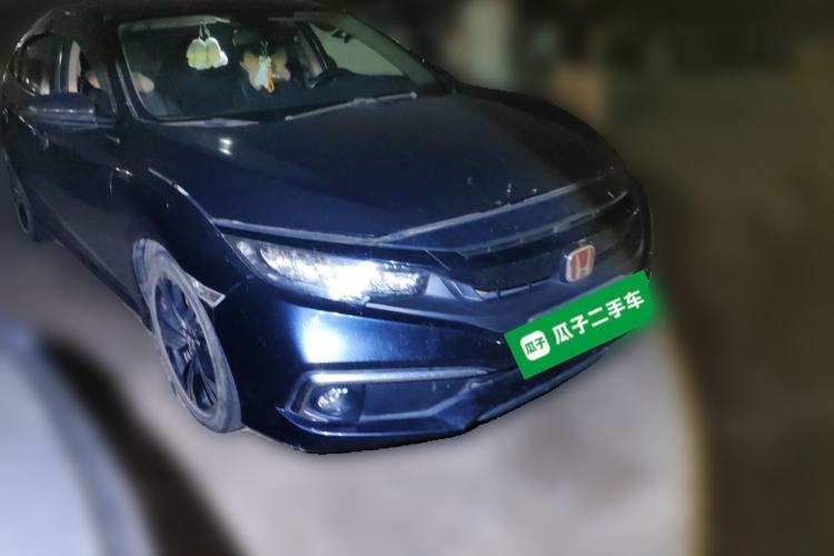 Used Honda Civic 2019 220TURBO CVT Power Edition China VI Emission Standard Front Right 45 Deg