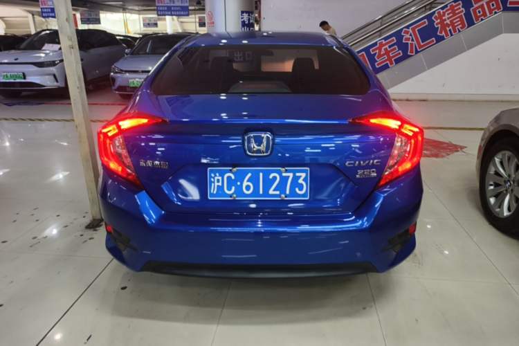 Used Honda Civic 2019 220TURBO CVT Dynamic Edition China VI Rear