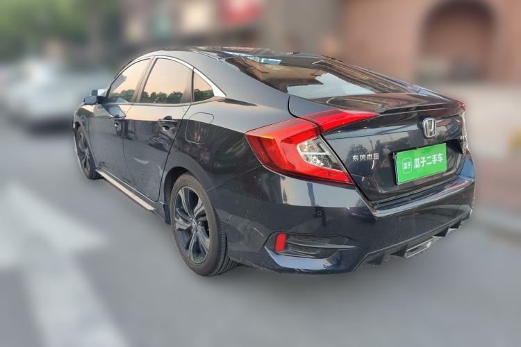 Used Honda Civic 2019 220TURBO CVT Dynamic Edition China V Emission Standard Rear Left 45 Deg