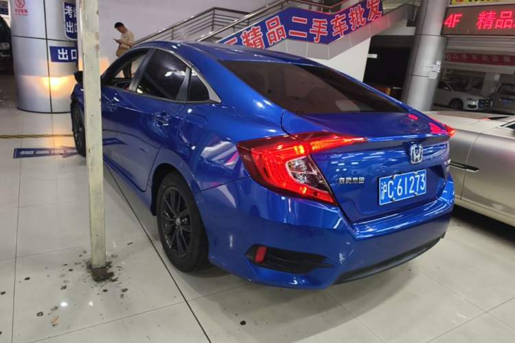 Used Honda Civic 2019 220TURBO CVT Dynamic Edition China VI Rear Left 45 Deg