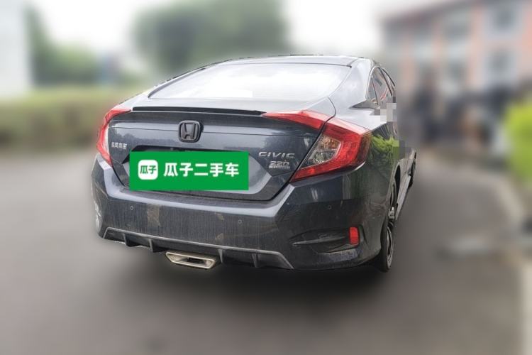 Used Honda Civic 2019 220TURBO CVT Dynamic Edition China VI Emission Standard Rear Right 45 Deg